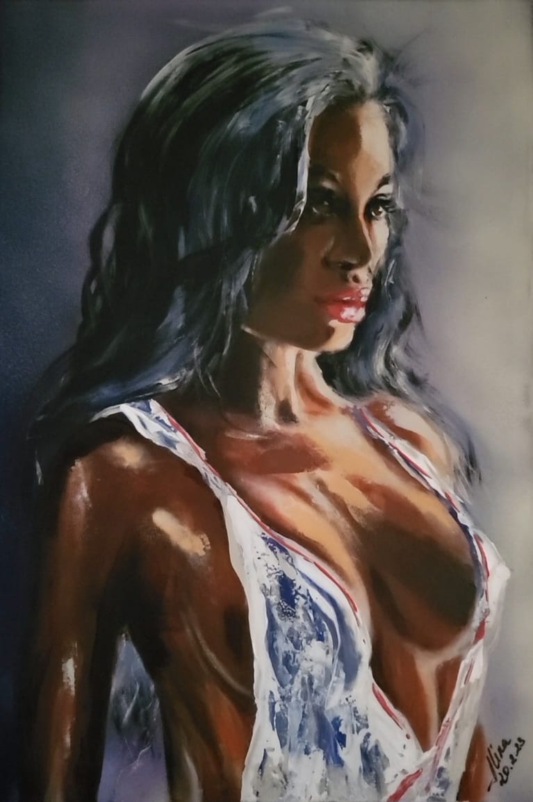 ArteDiAlina.com painting: Thin Borders